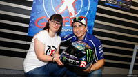 Jorge Lorenzo et Anna Vives réunis sur le casque du Champion du Monde