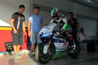 Leandro Mercado teste en MotoGP en vue du GP d'Argentine