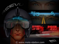 News casque moto 2014 : Reevu travaille sur un affichage tête haute