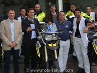 Partenariat moto : Trois BMW F800GS pour le SAMU 92