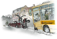 Continental illustre le freinage