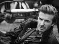 David Beckham la joue rustique